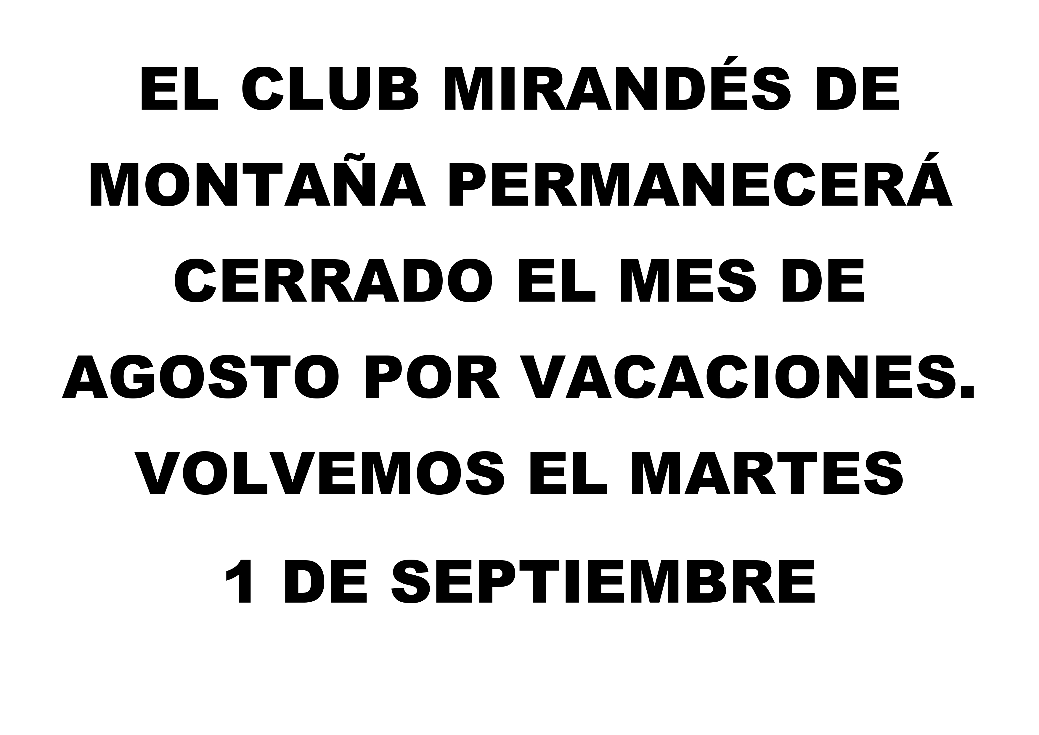 AGOSTO CERRADO